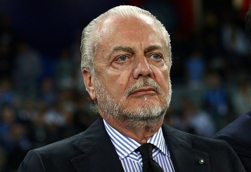 Napoli-Sassuolo, De Laurentiis: Per lo scudetto ci siamo anche noi. Barba? S, mi piace