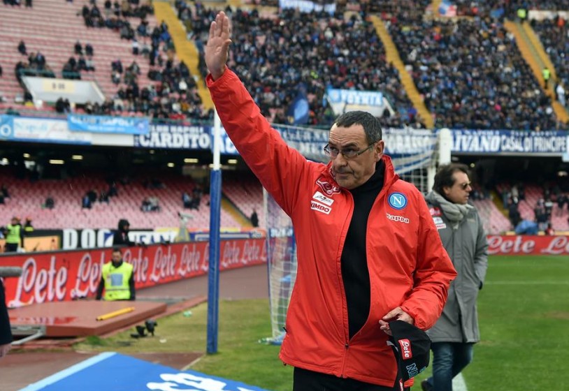 Sarri: «Soddisfatto in pieno per la gara. Maradona? Io gli darei le chiavi dell'intera città, lui è il re di Napoli»